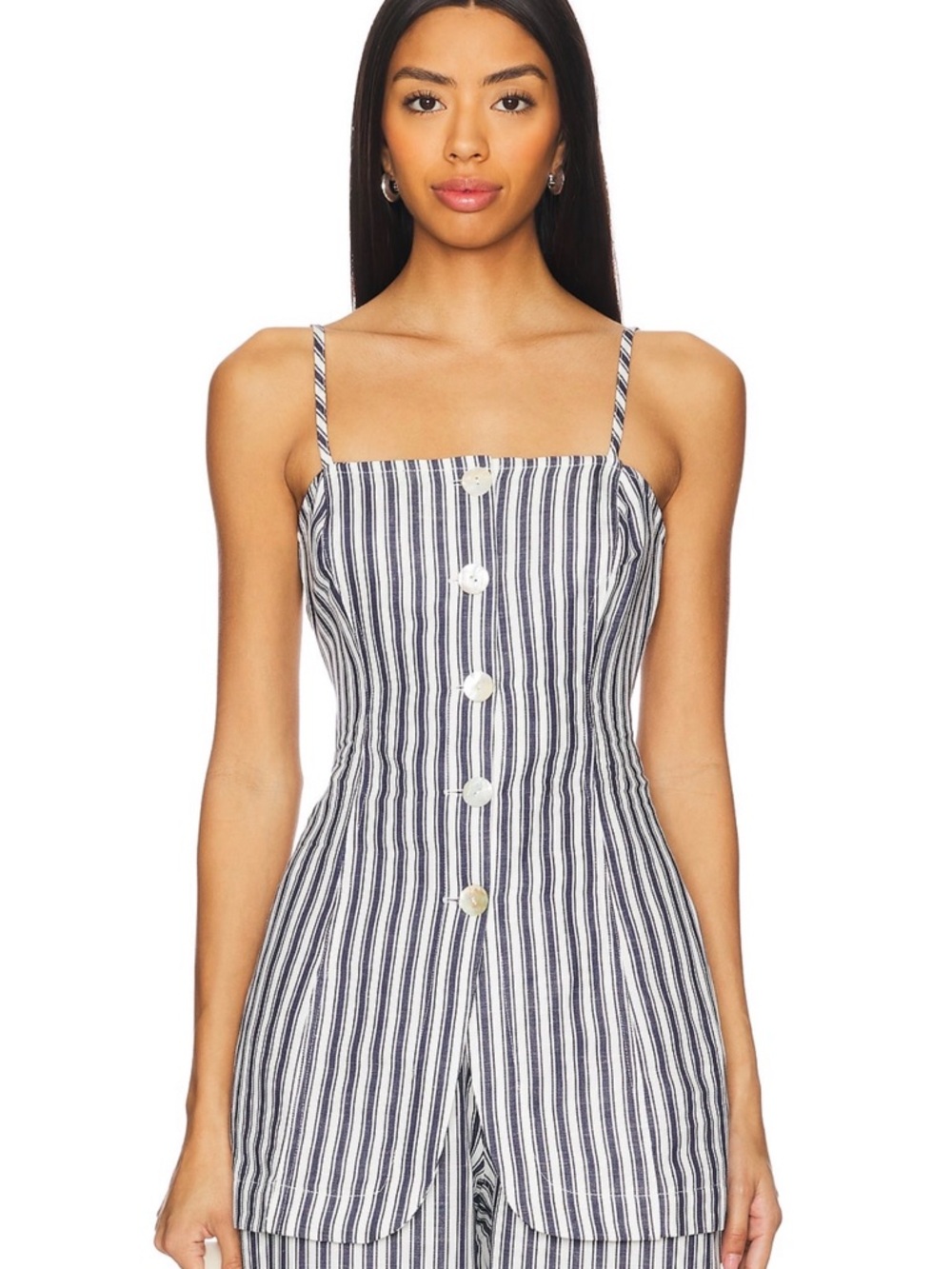 NWT! Nadine Top in Blue & White Stripe by Alohas
